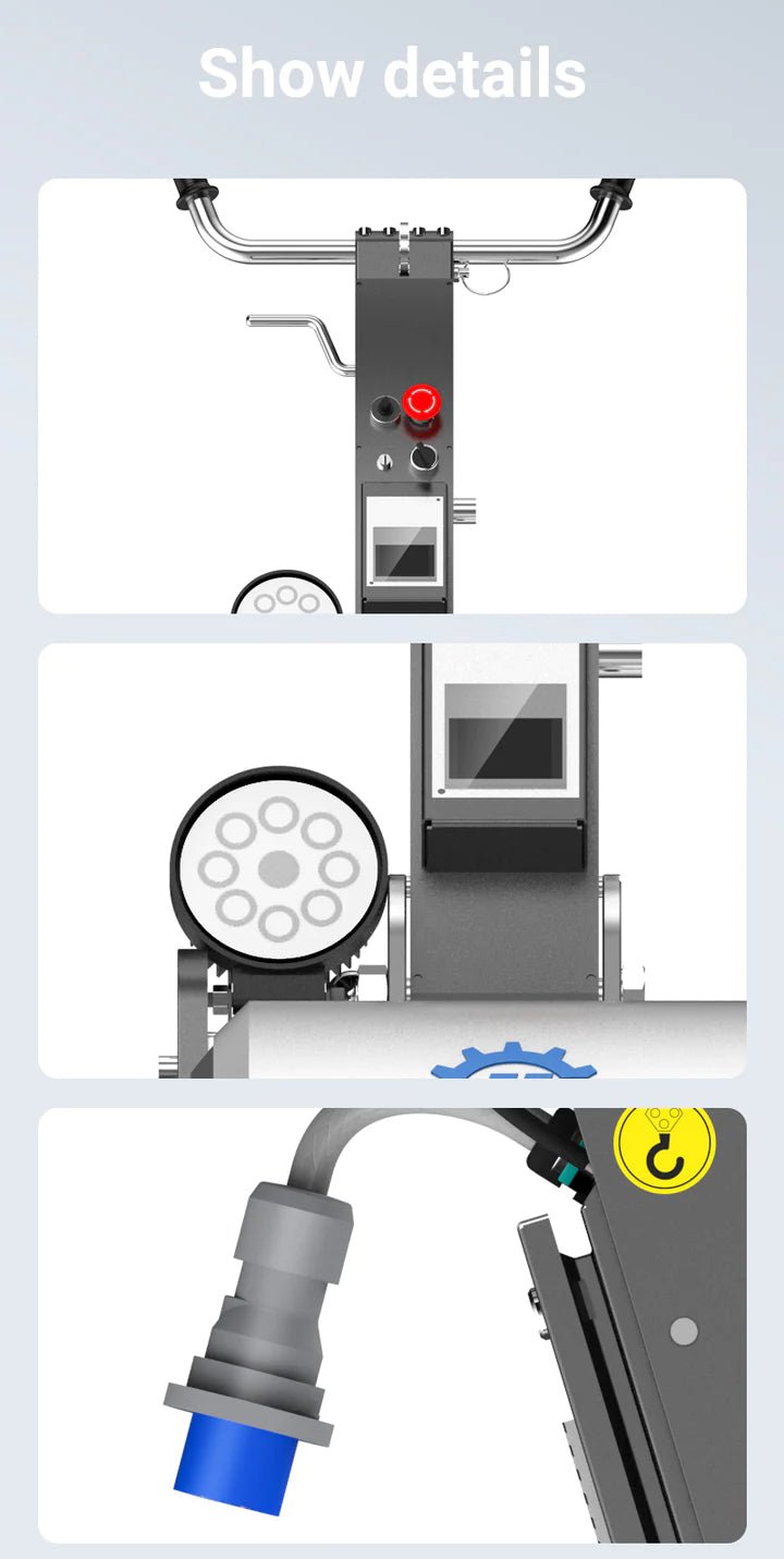 22" planetary 3 Head Grinder - Hightech-Grinding Canada