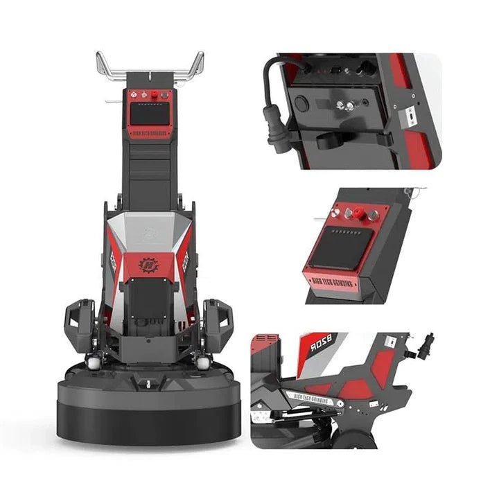 33" Planetary 4 Heads Remote Control Concrete Grinder - Hightech-Grinding Canada