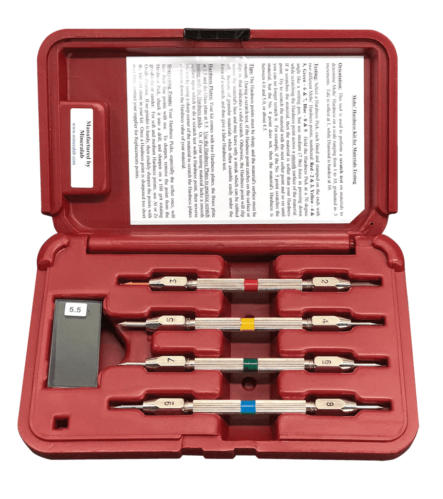MOH'S HARDNESS TEST KIT - Hightech-Grinding Canada