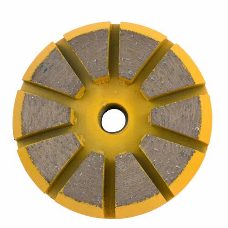 3" Round 10 Seg Concrete Grinding Mag Trap - Hightech-Grinding Canada